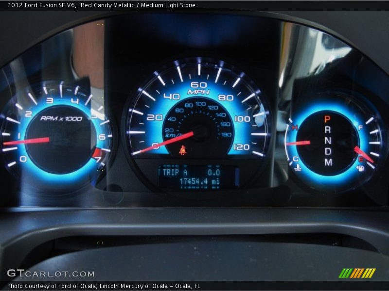  2012 Fusion SE V6 SE V6 Gauges