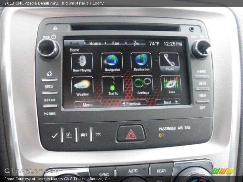 Iridium Metallic / Ebony 2013 GMC Acadia Denali AWD