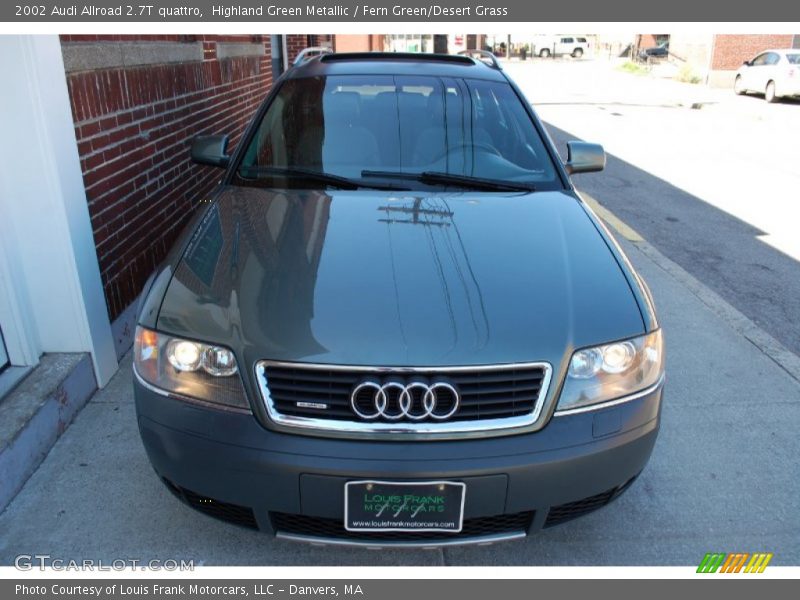 Highland Green Metallic / Fern Green/Desert Grass 2002 Audi Allroad 2.7T quattro