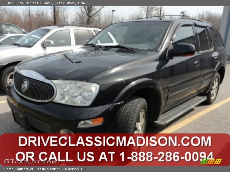 Black Onyx / Gray 2005 Buick Rainier CXL AWD