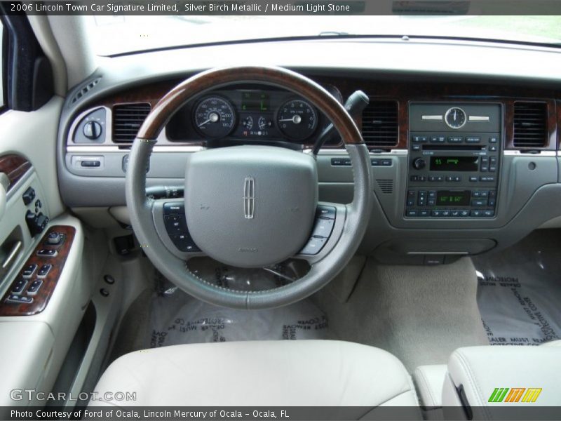 Silver Birch Metallic / Medium Light Stone 2006 Lincoln Town Car Signature Limited