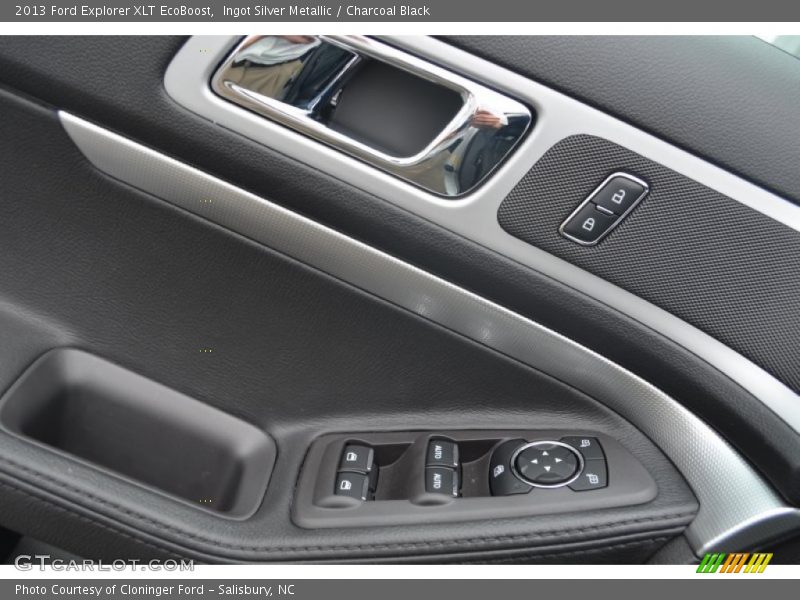 Ingot Silver Metallic / Charcoal Black 2013 Ford Explorer XLT EcoBoost