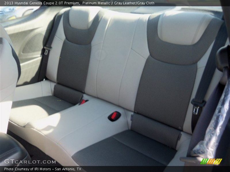 Platinum Metallic / Gray Leather/Gray Cloth 2013 Hyundai Genesis Coupe 2.0T Premium