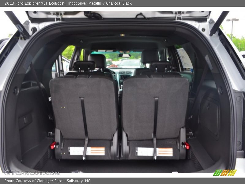 Ingot Silver Metallic / Charcoal Black 2013 Ford Explorer XLT EcoBoost