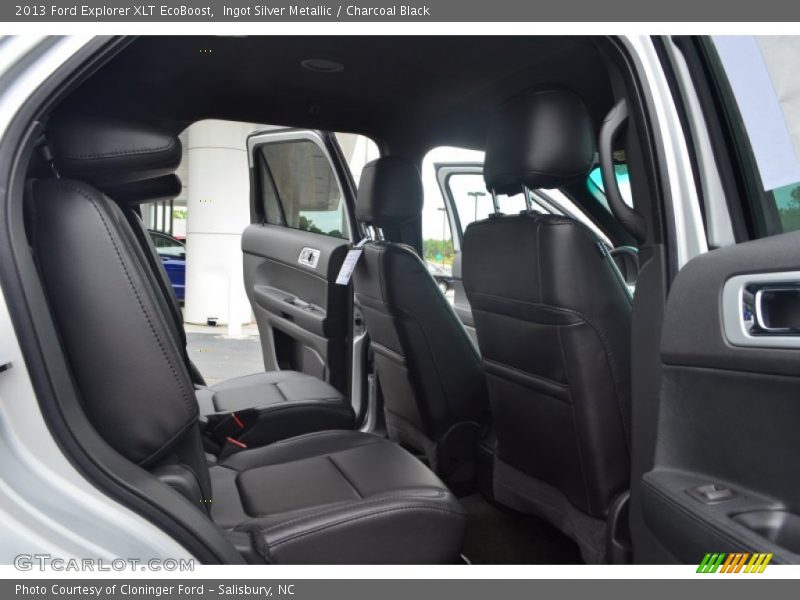 Ingot Silver Metallic / Charcoal Black 2013 Ford Explorer XLT EcoBoost