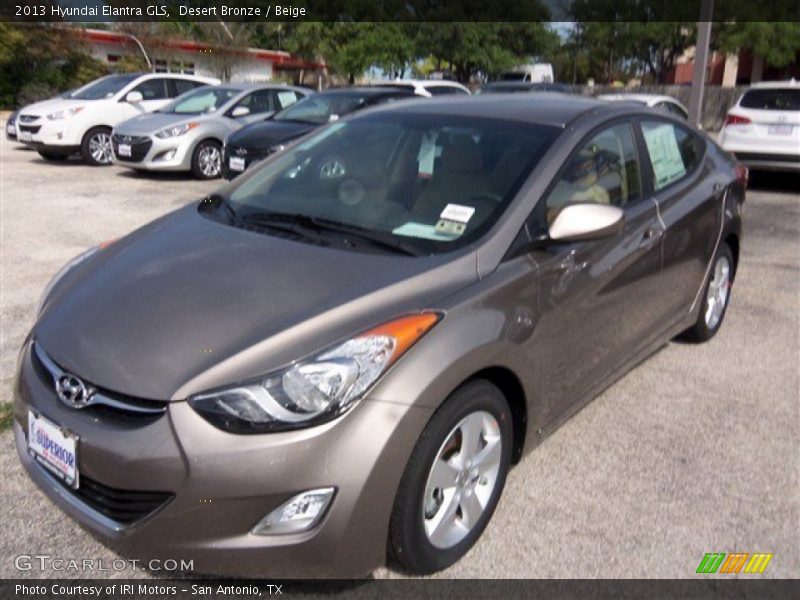 Desert Bronze / Beige 2013 Hyundai Elantra GLS