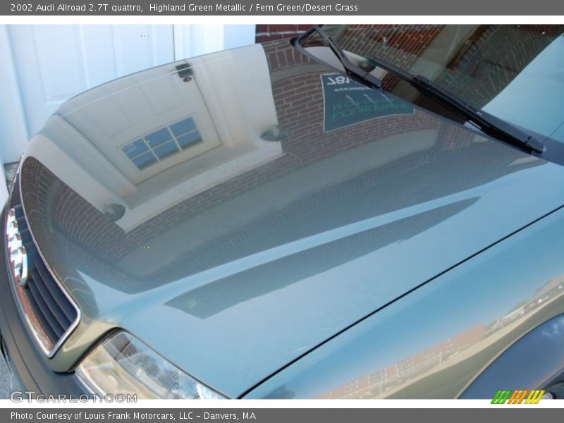Highland Green Metallic / Fern Green/Desert Grass 2002 Audi Allroad 2.7T quattro