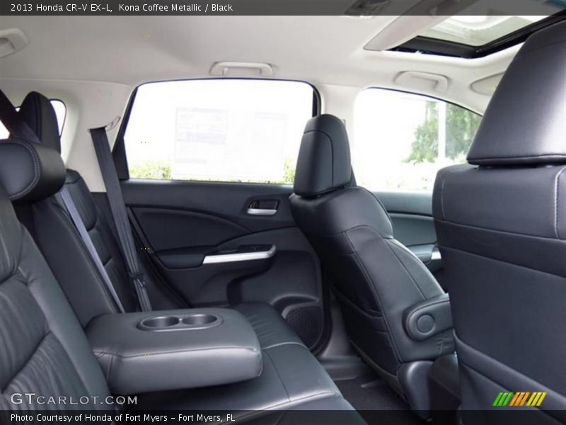Kona Coffee Metallic / Black 2013 Honda CR-V EX-L
