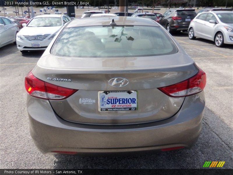Desert Bronze / Beige 2013 Hyundai Elantra GLS