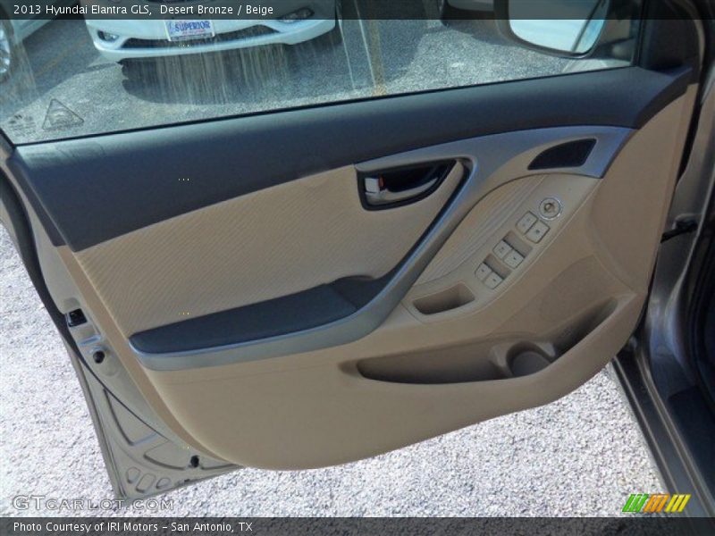 Desert Bronze / Beige 2013 Hyundai Elantra GLS