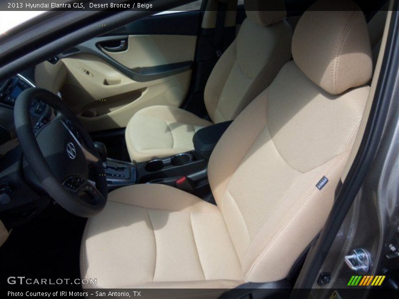 Desert Bronze / Beige 2013 Hyundai Elantra GLS