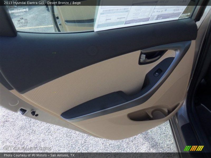 Desert Bronze / Beige 2013 Hyundai Elantra GLS