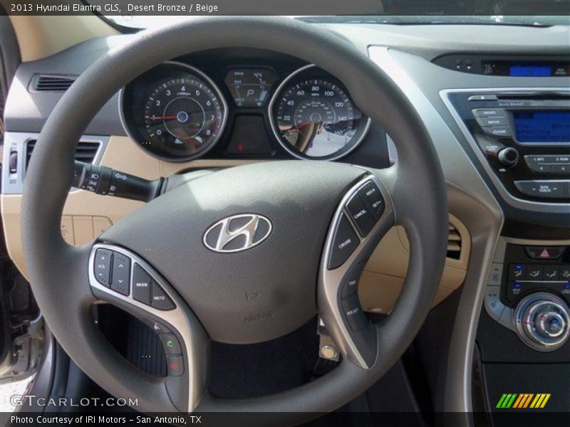 Desert Bronze / Beige 2013 Hyundai Elantra GLS