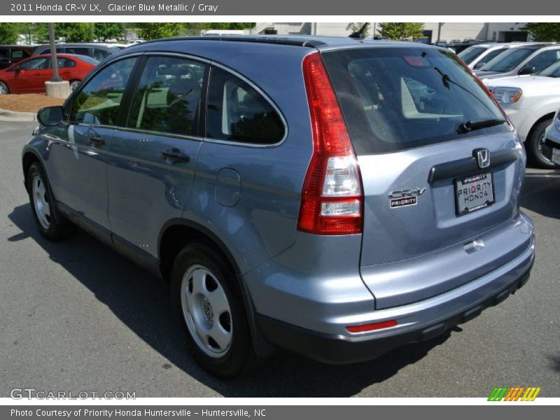 Glacier Blue Metallic / Gray 2011 Honda CR-V LX