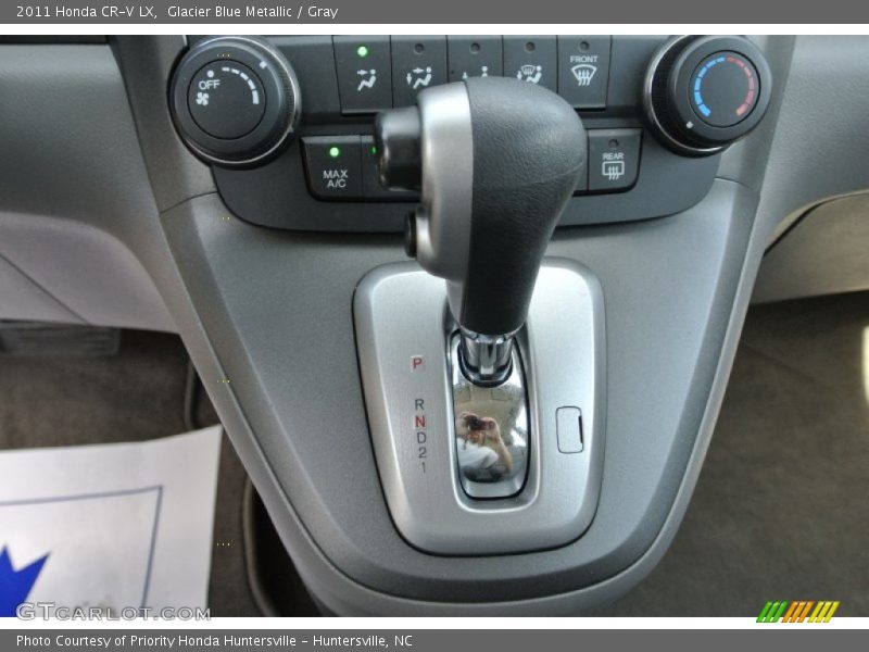 Glacier Blue Metallic / Gray 2011 Honda CR-V LX