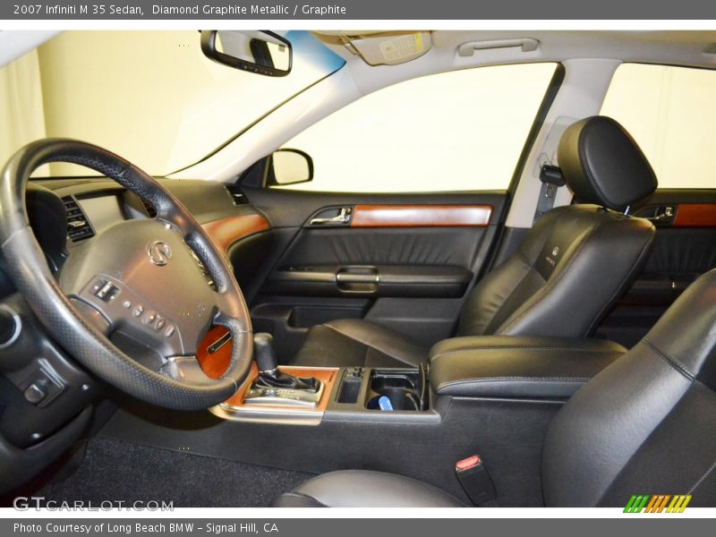 Diamond Graphite Metallic / Graphite 2007 Infiniti M 35 Sedan