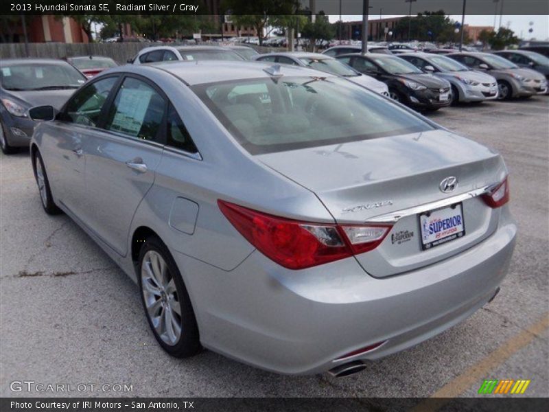 Radiant Silver / Gray 2013 Hyundai Sonata SE