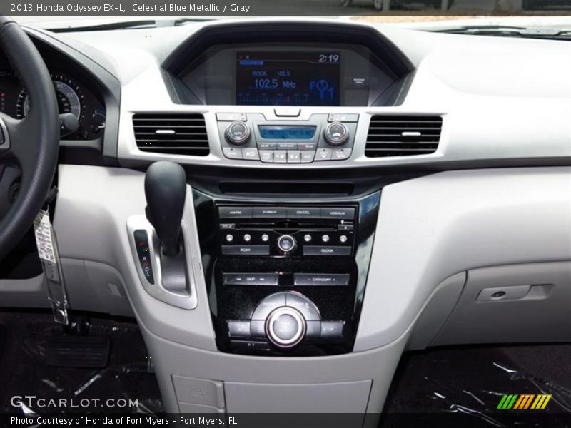 Celestial Blue Metallic / Gray 2013 Honda Odyssey EX-L