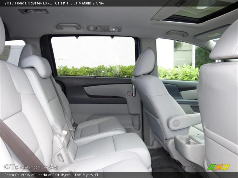 Celestial Blue Metallic / Gray 2013 Honda Odyssey EX-L