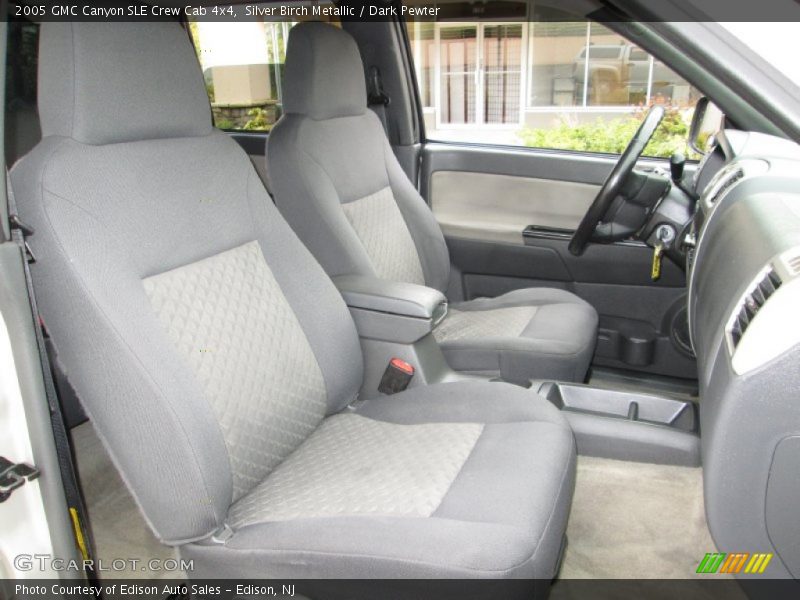Silver Birch Metallic / Dark Pewter 2005 GMC Canyon SLE Crew Cab 4x4