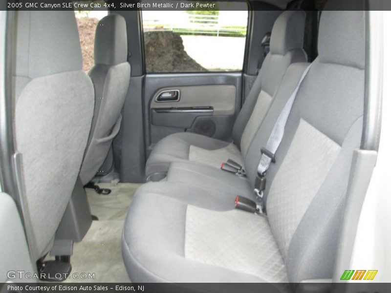 Silver Birch Metallic / Dark Pewter 2005 GMC Canyon SLE Crew Cab 4x4