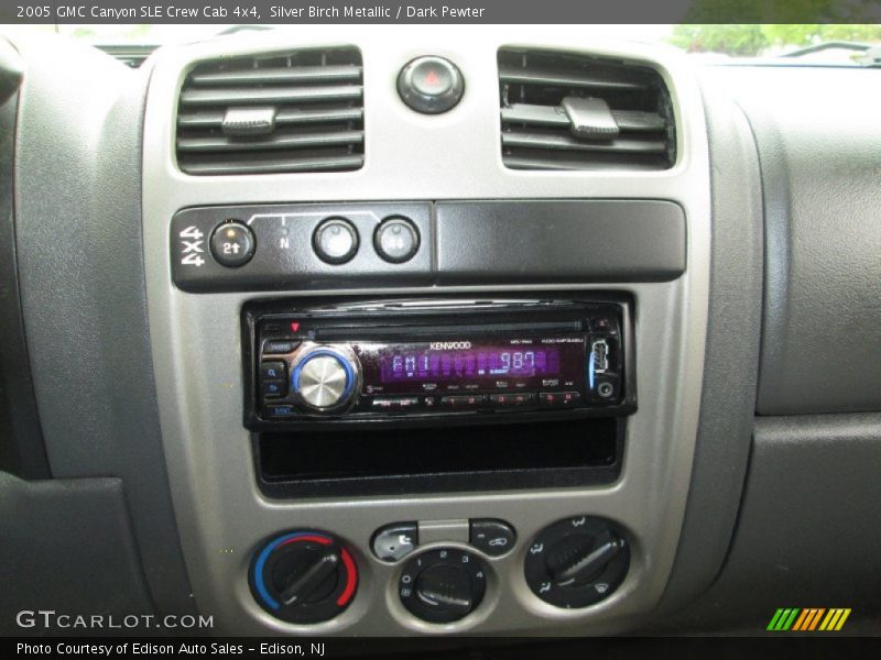 Silver Birch Metallic / Dark Pewter 2005 GMC Canyon SLE Crew Cab 4x4