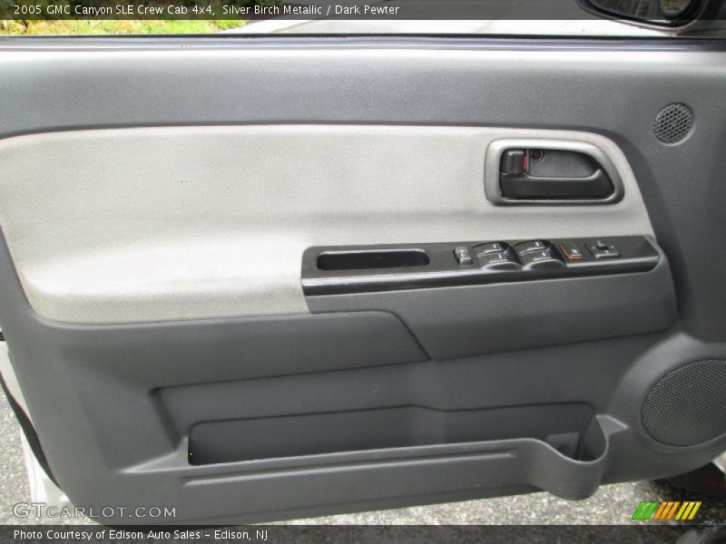 Silver Birch Metallic / Dark Pewter 2005 GMC Canyon SLE Crew Cab 4x4