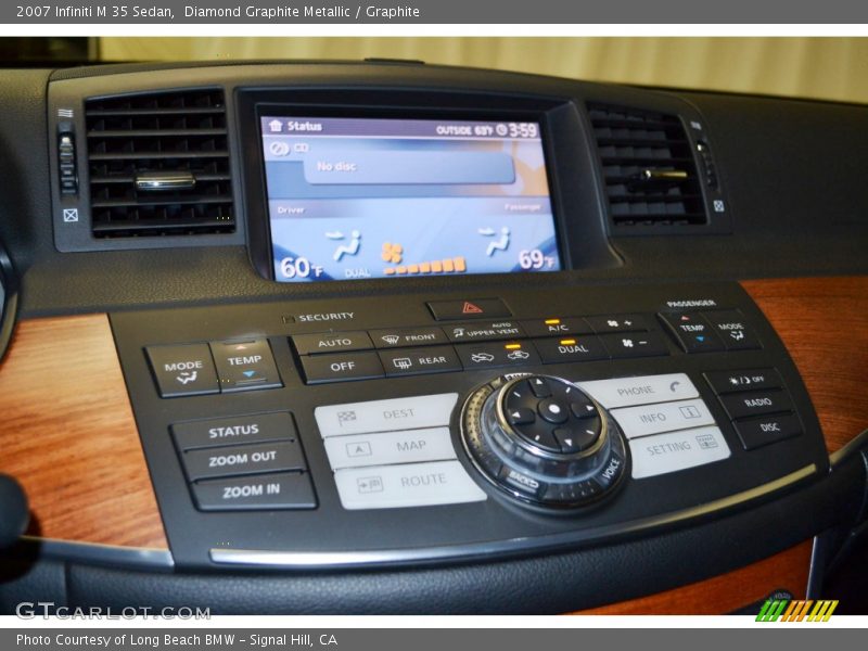 Diamond Graphite Metallic / Graphite 2007 Infiniti M 35 Sedan