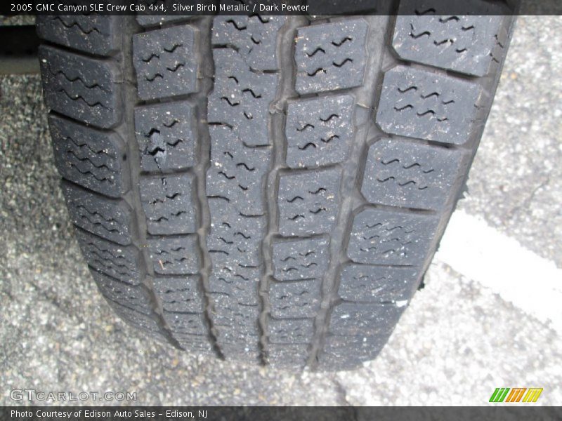 Silver Birch Metallic / Dark Pewter 2005 GMC Canyon SLE Crew Cab 4x4