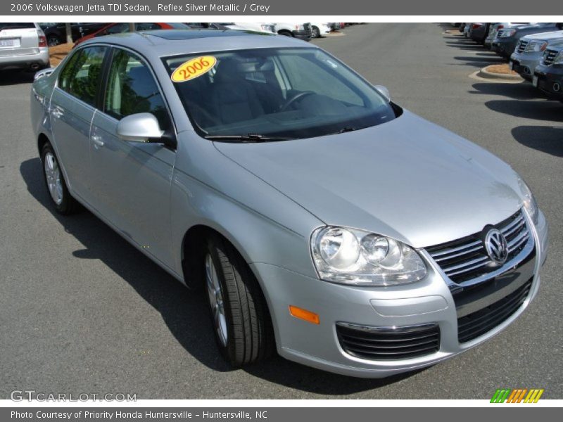 Reflex Silver Metallic / Grey 2006 Volkswagen Jetta TDI Sedan