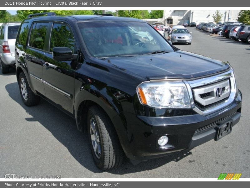 Crystal Black Pearl / Gray 2011 Honda Pilot Touring