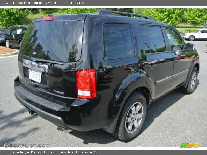 Crystal Black Pearl / Gray 2011 Honda Pilot Touring