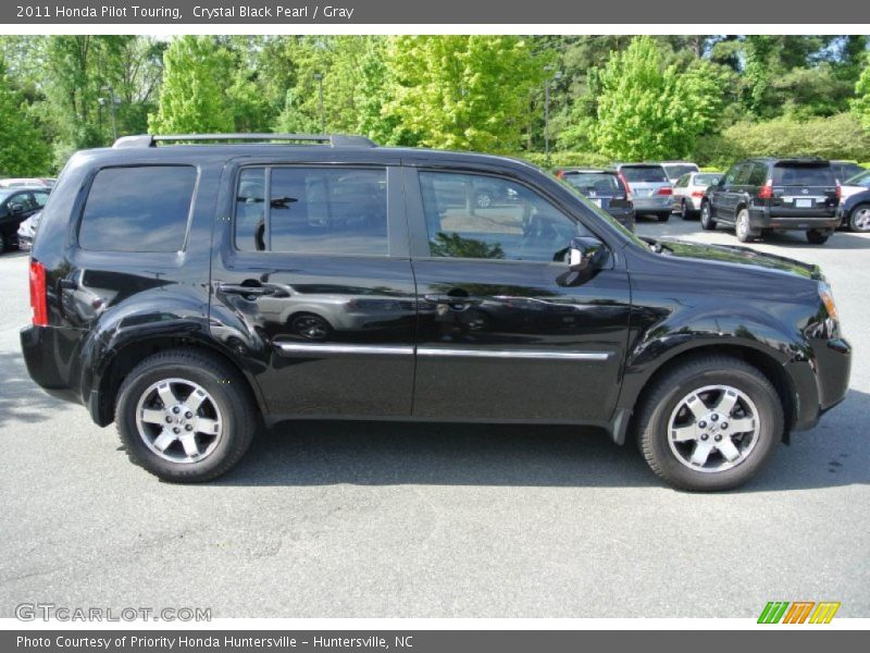 Crystal Black Pearl / Gray 2011 Honda Pilot Touring
