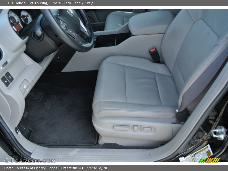 Crystal Black Pearl / Gray 2011 Honda Pilot Touring