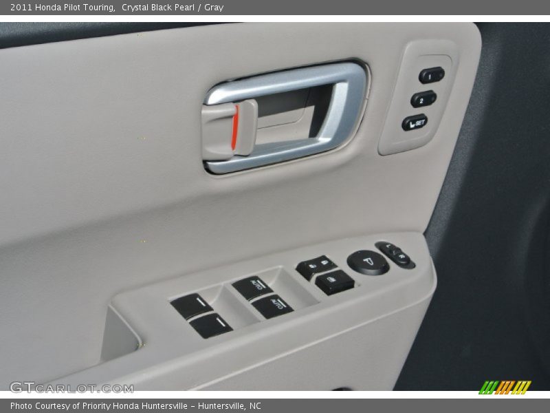 Crystal Black Pearl / Gray 2011 Honda Pilot Touring