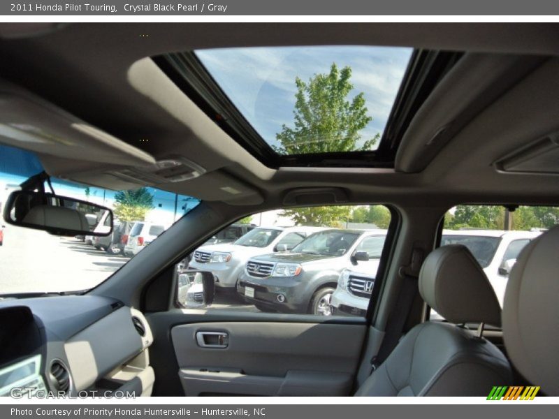 Crystal Black Pearl / Gray 2011 Honda Pilot Touring