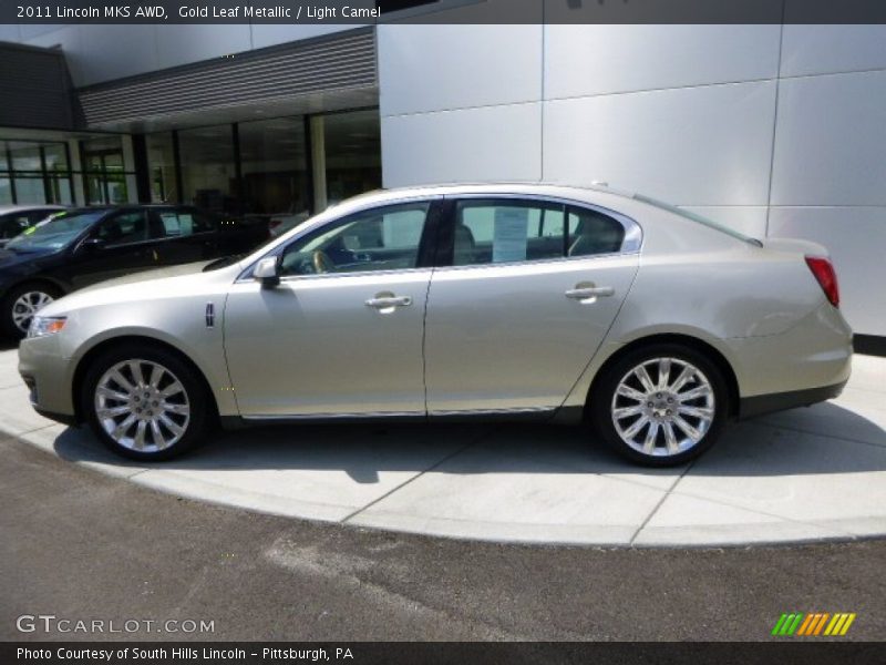 Gold Leaf Metallic / Light Camel 2011 Lincoln MKS AWD