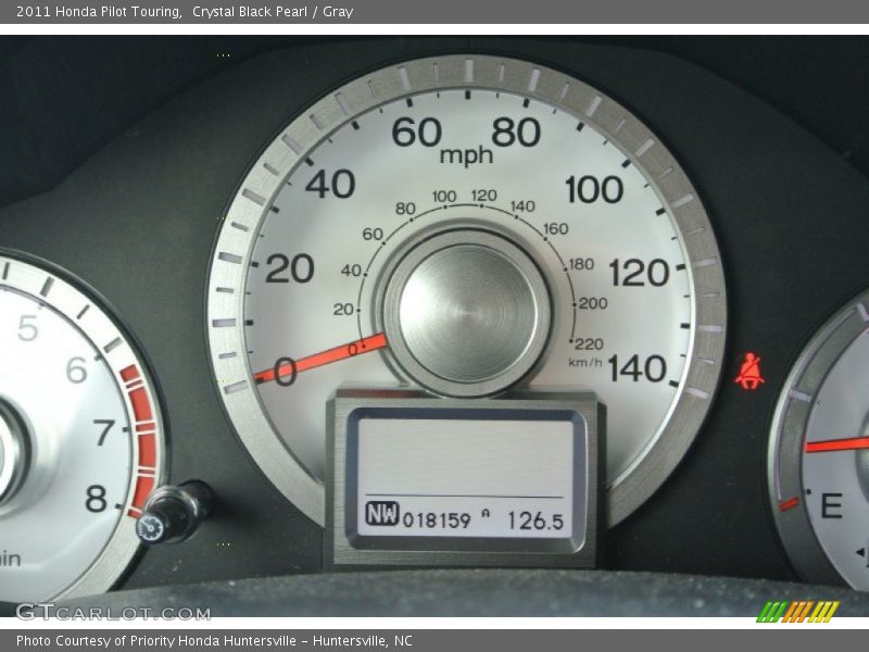 Crystal Black Pearl / Gray 2011 Honda Pilot Touring