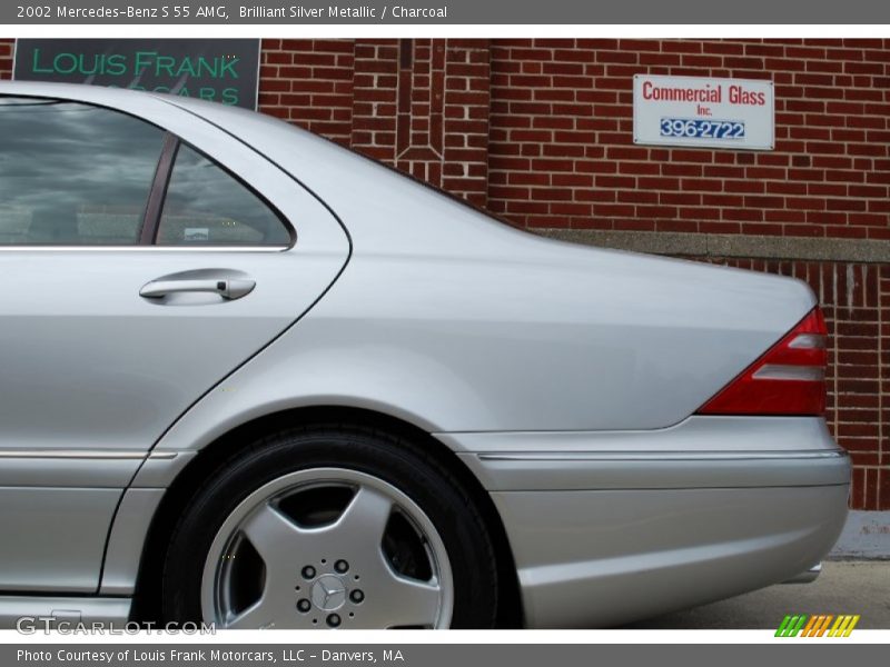 Brilliant Silver Metallic / Charcoal 2002 Mercedes-Benz S 55 AMG