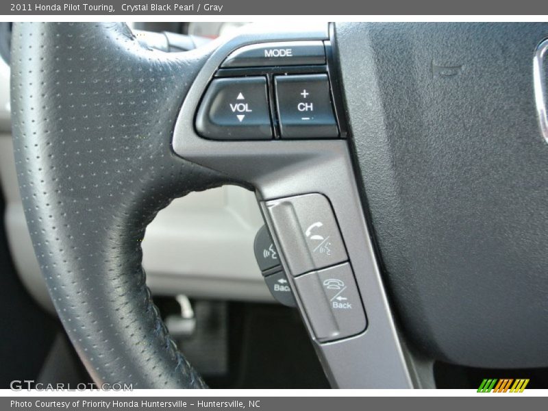 Crystal Black Pearl / Gray 2011 Honda Pilot Touring