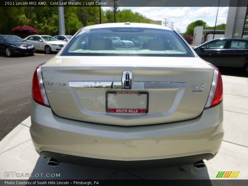 Gold Leaf Metallic / Light Camel 2011 Lincoln MKS AWD