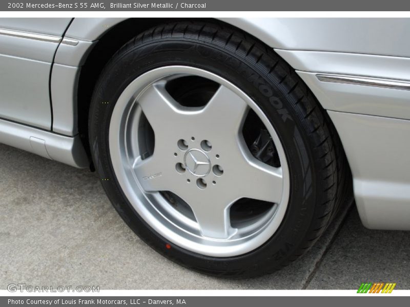 Brilliant Silver Metallic / Charcoal 2002 Mercedes-Benz S 55 AMG