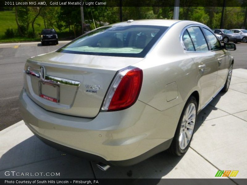 Gold Leaf Metallic / Light Camel 2011 Lincoln MKS AWD