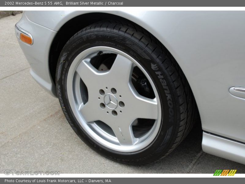 Brilliant Silver Metallic / Charcoal 2002 Mercedes-Benz S 55 AMG