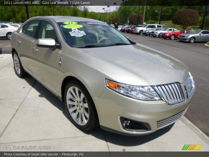 Gold Leaf Metallic / Light Camel 2011 Lincoln MKS AWD