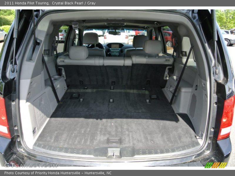 Crystal Black Pearl / Gray 2011 Honda Pilot Touring