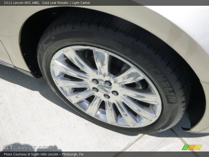 Gold Leaf Metallic / Light Camel 2011 Lincoln MKS AWD