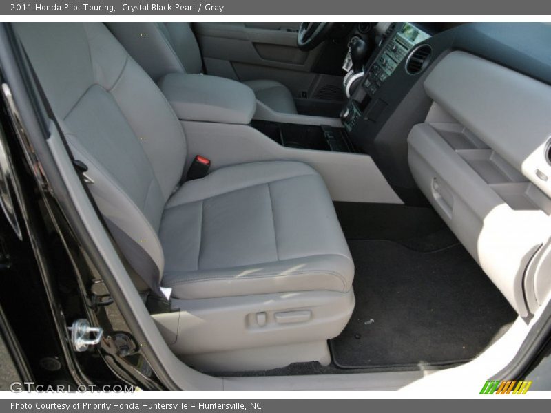 Crystal Black Pearl / Gray 2011 Honda Pilot Touring