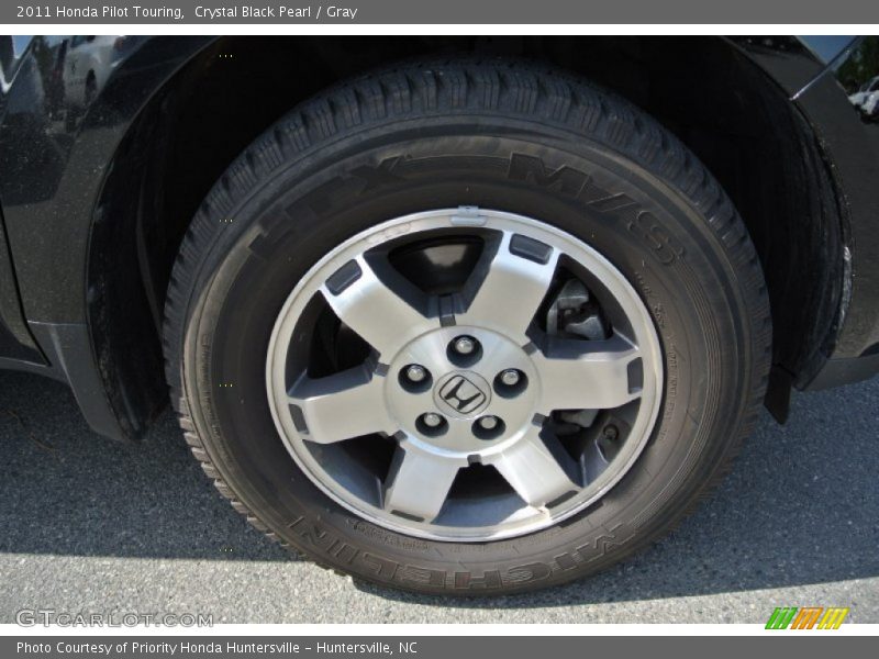 Crystal Black Pearl / Gray 2011 Honda Pilot Touring