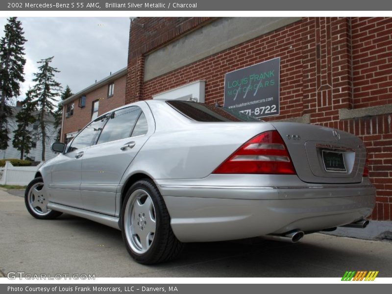 Brilliant Silver Metallic / Charcoal 2002 Mercedes-Benz S 55 AMG